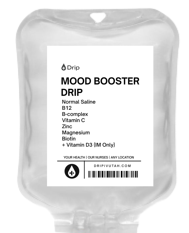 In Home IV bag for Mood Booster Drip