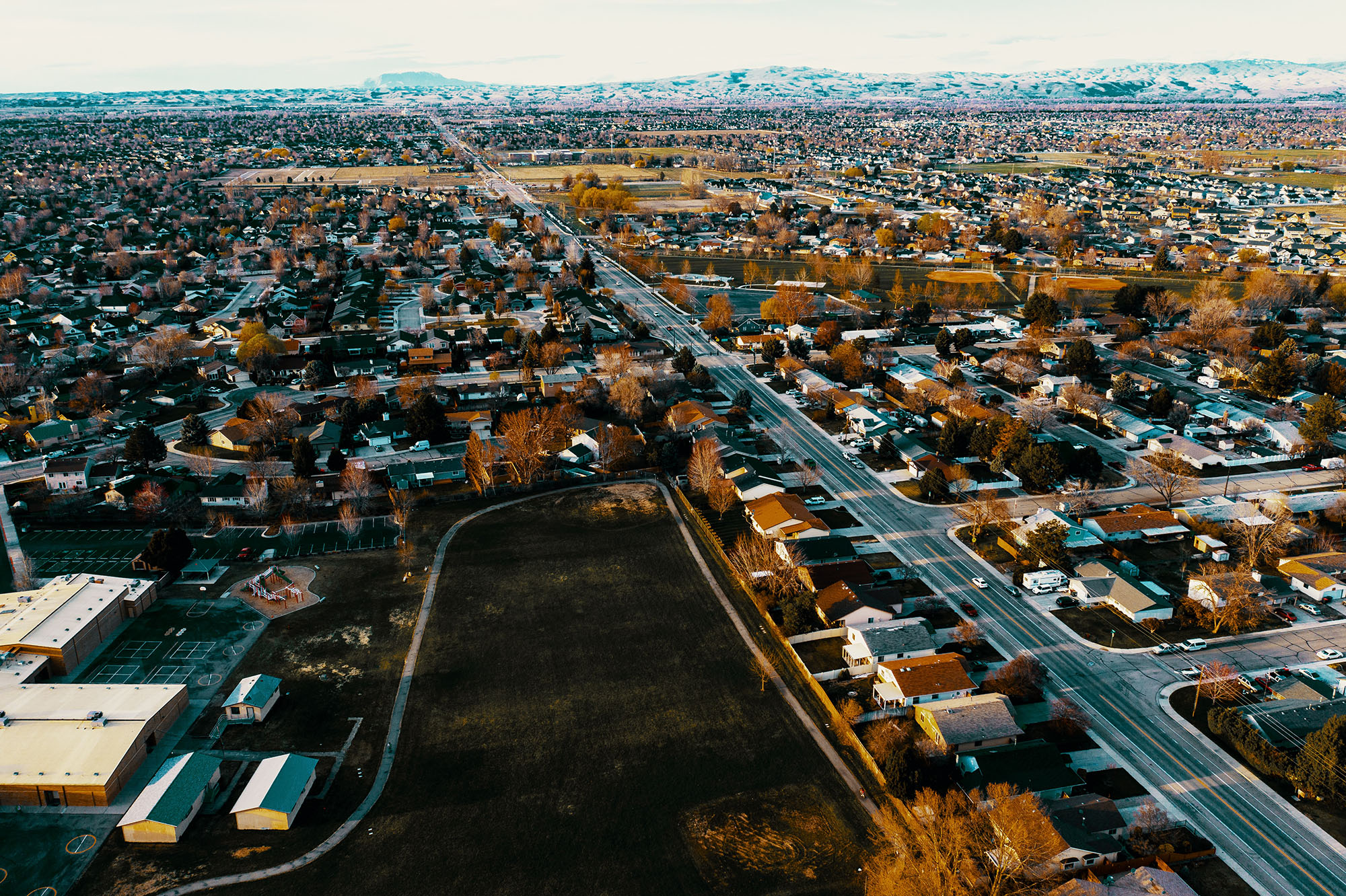 Image of a suburb in boise, id