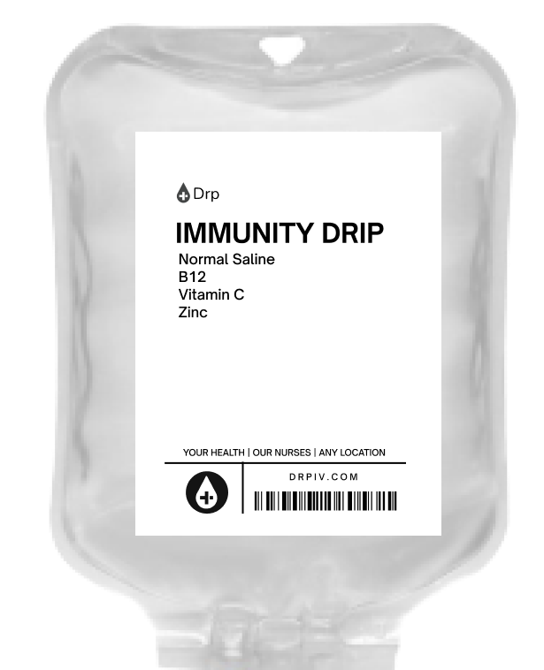 Immunity IV graphic and ingredients