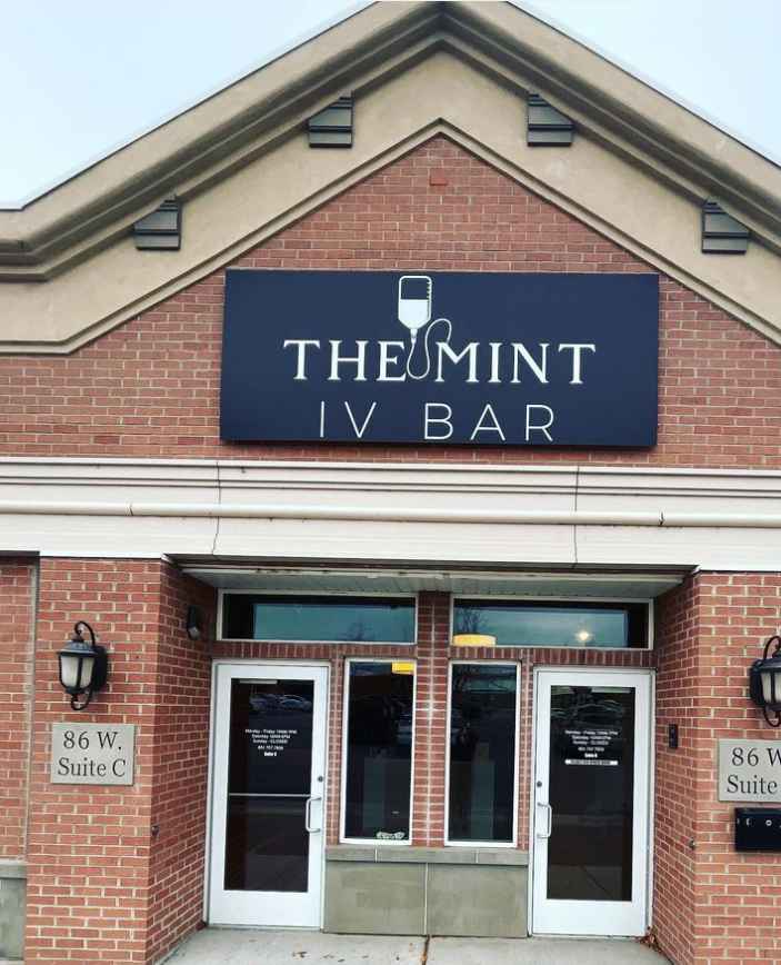 The Mint IV bar brick exterior