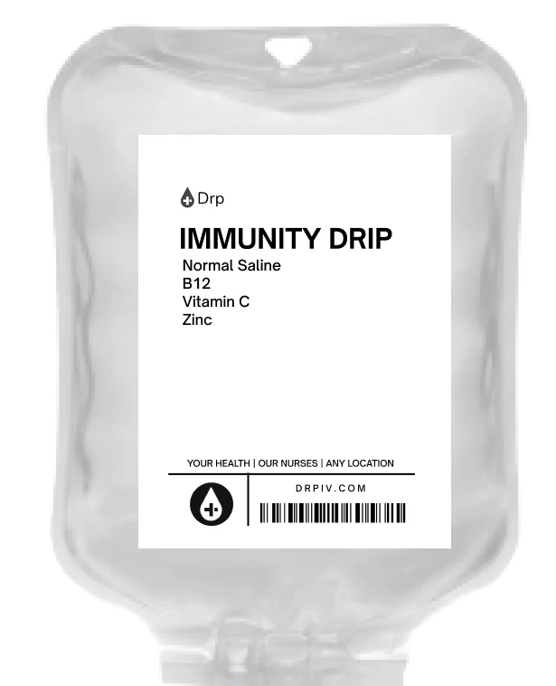 Immunity IV graphic and ingredients